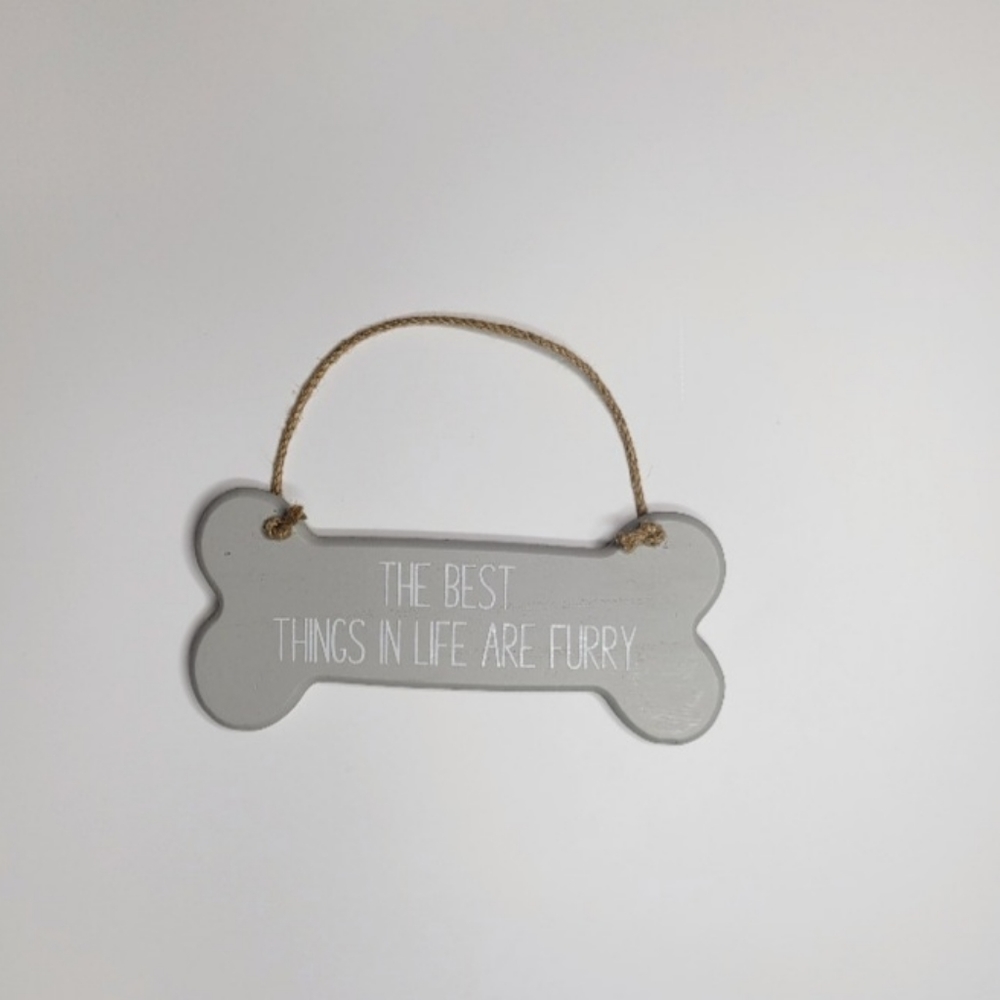 Wood bone sign